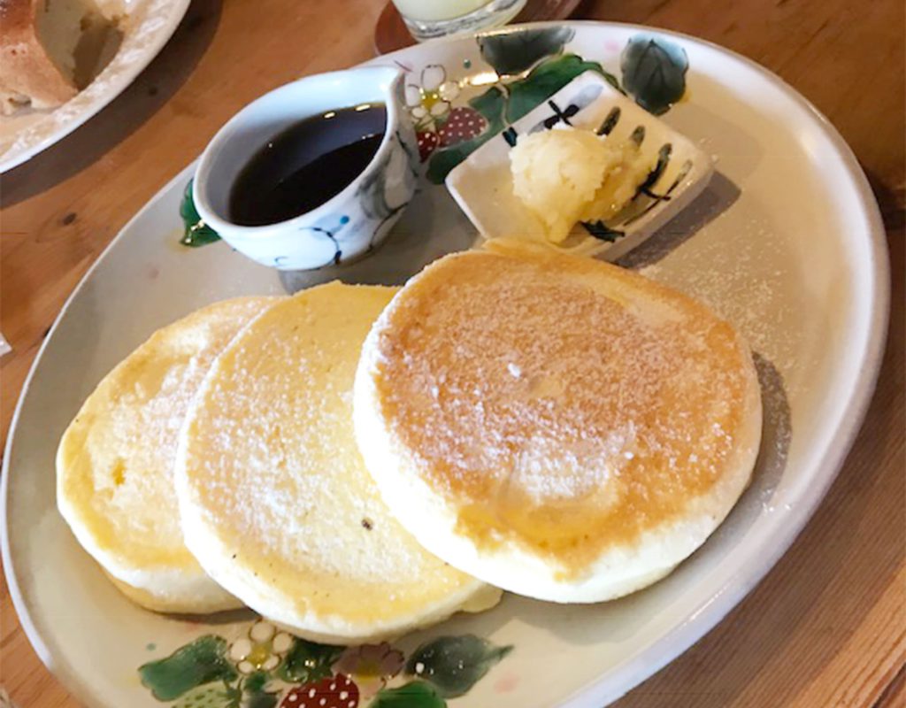 ふわふわしっとりパンケーキ さとやまカフェ 勝手に いしかわディスカバリー